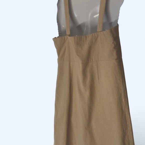 Mini Courdory Overalls Khaki & Blue dress M - Picture 2 of 4
